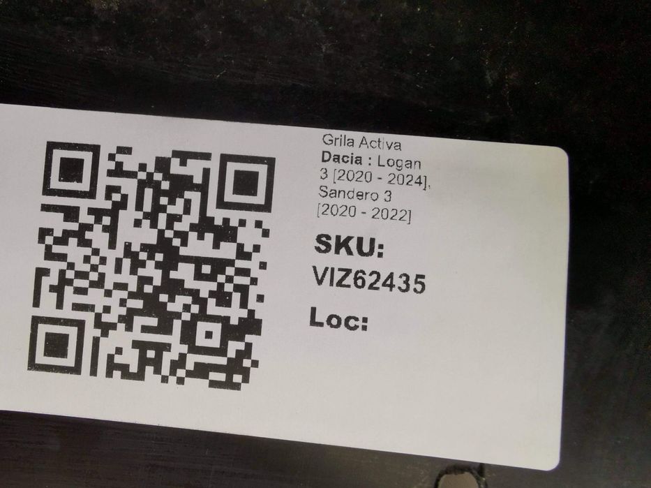 Grila Activa Dacia  Logan 3 2020 2021 2022 2023 2024, Sandero 3 [2020