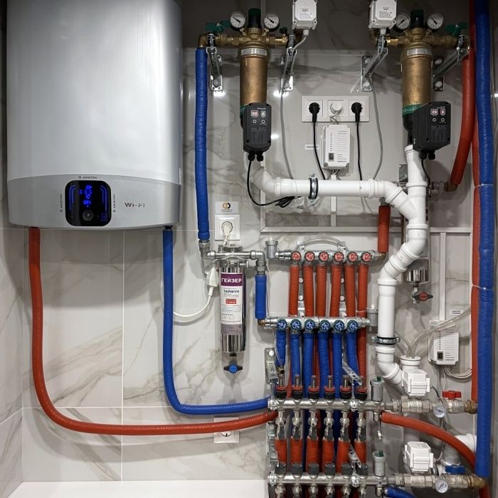 Сантехника под ключ + отопление + канализация