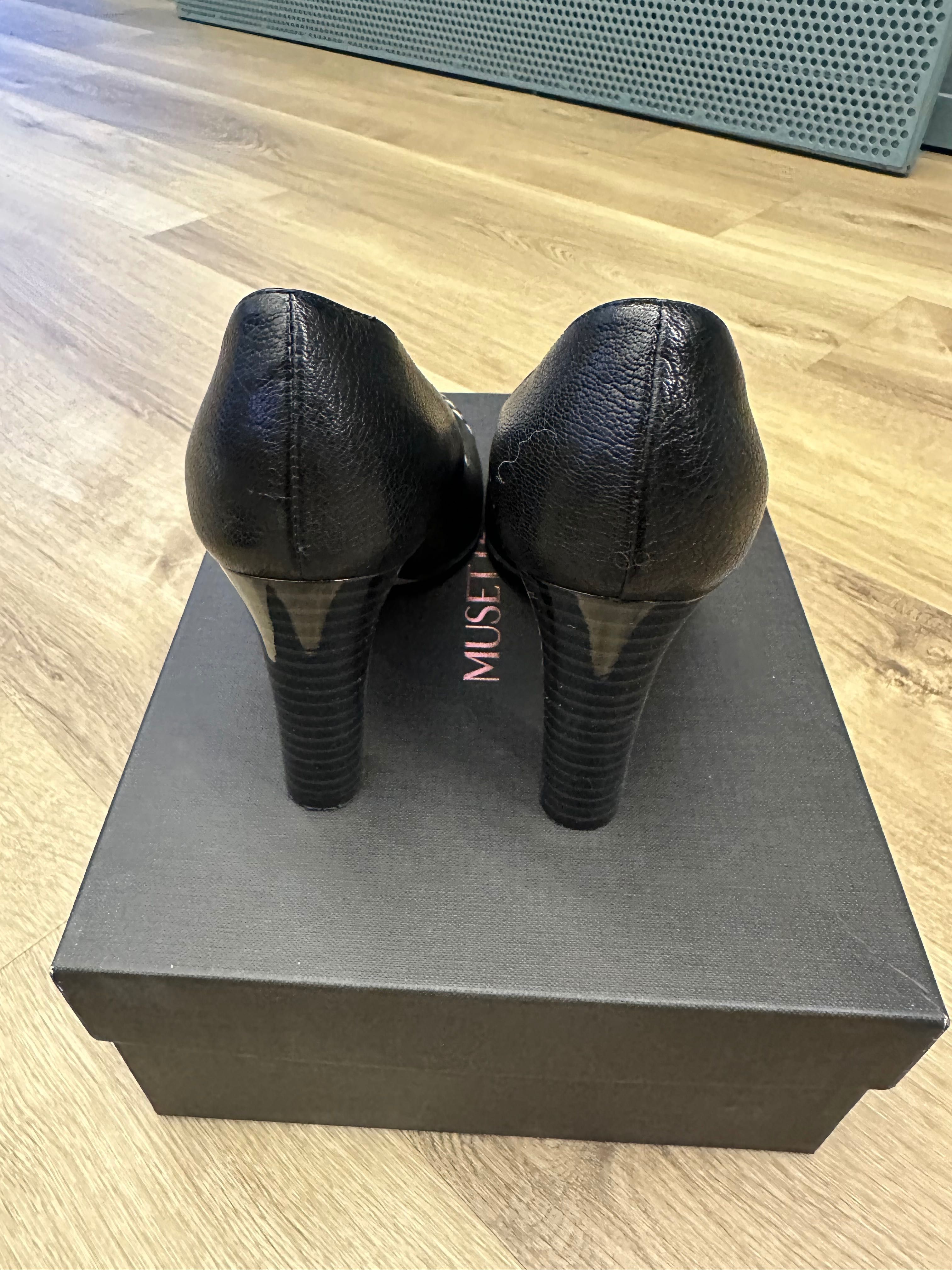 Pantofi piele dama Musette toc 10 cm