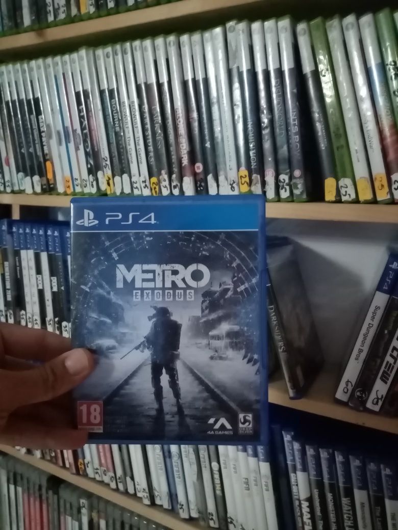 ps4 metro exodus+multe alte jocuri disponibile