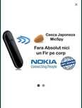 Casca Japoneza cu Bluetooth pt Copiat fără Fire pe Corp