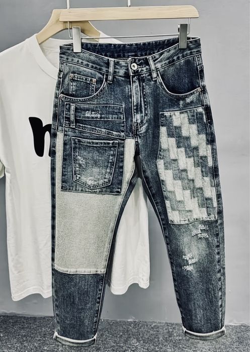 Мъжки слим-фит дънки