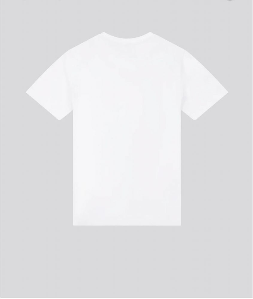 Тениска U.S. Polo ASSN. - Circle Print - in Bright White/ Haute Red