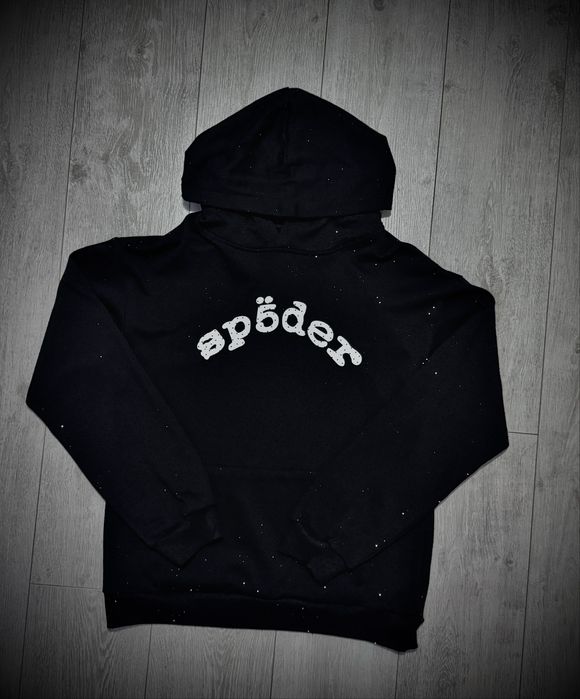 Black Sp5der VVS diamonds hoodie