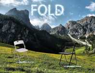 Стул раскладной FOLD чёрный доставка бесплатная, гарантия, качество