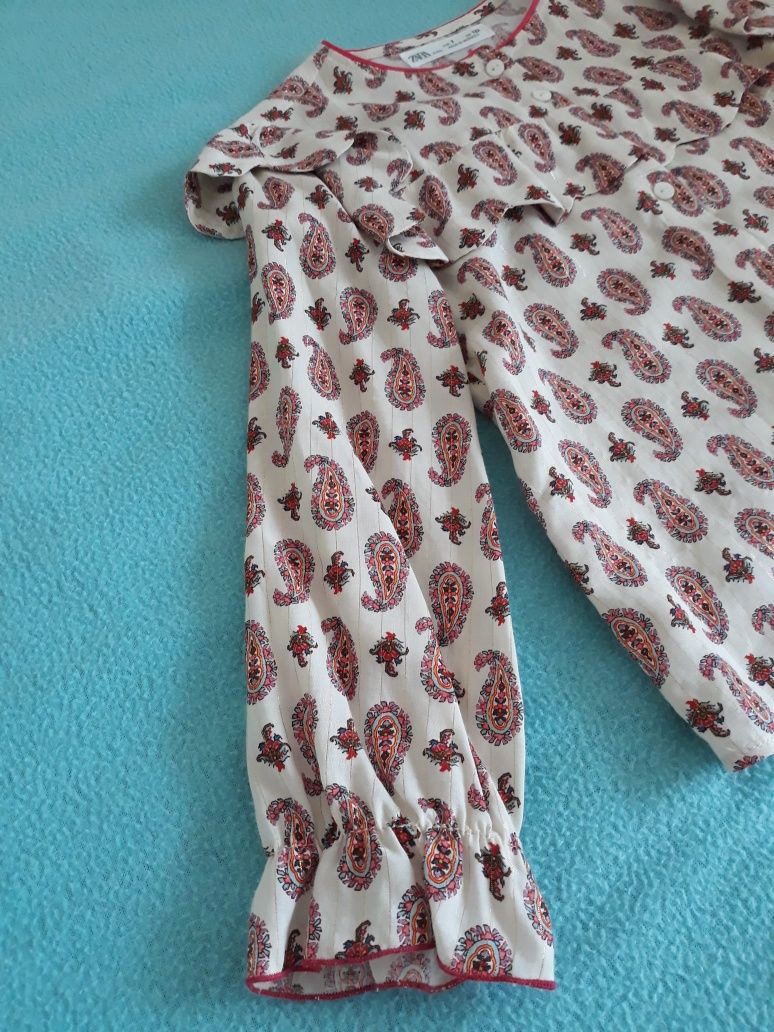 Нова детска блуза/ риза Zara kids, 7 год.