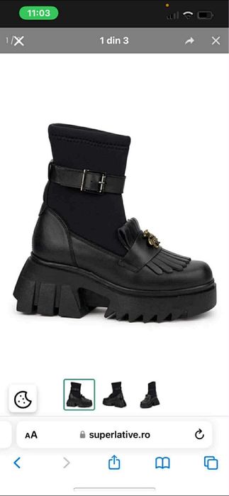 Vând ghete de piele