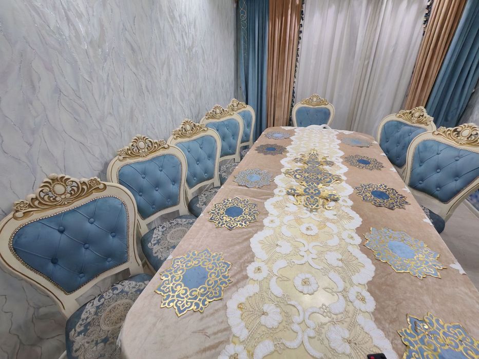 Mexmonxona uchun stol va stul 10 kishilik