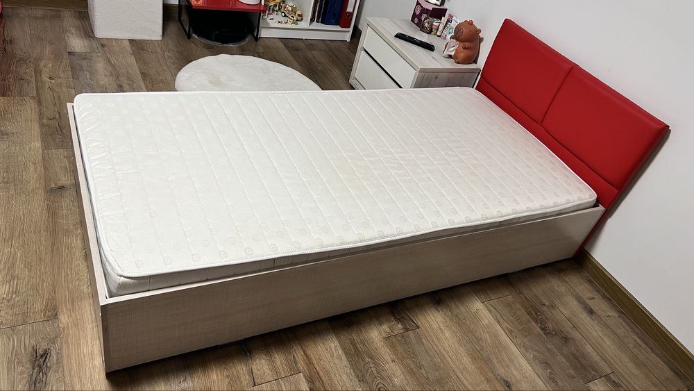 Pat dormitor 180/200 Pat o persoana 90/200 Saltea spuma memory