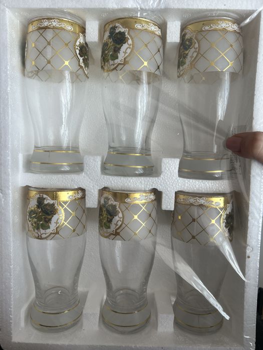 Стаканы  6шт новые