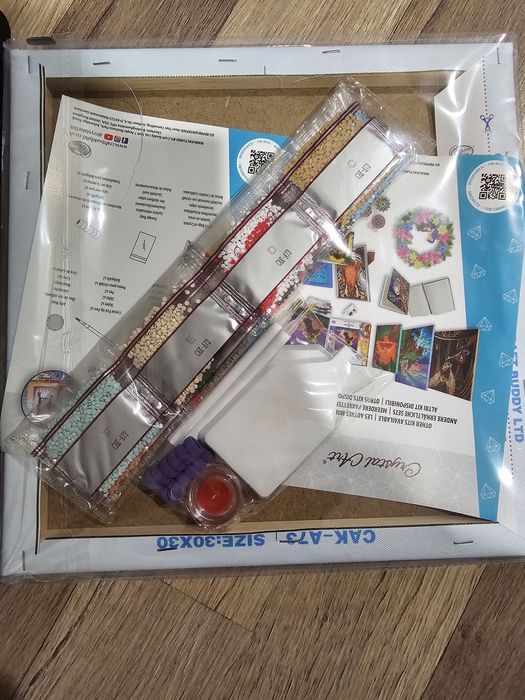 Jucarie Goblen diamante 30x30 xm cu rama inclusa. 8ani+