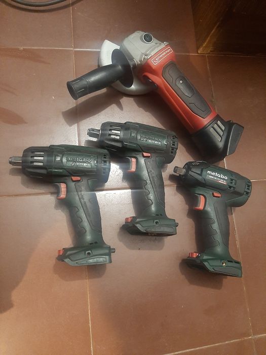 Безчеткови гайковерти Метабо и ъглошлайф