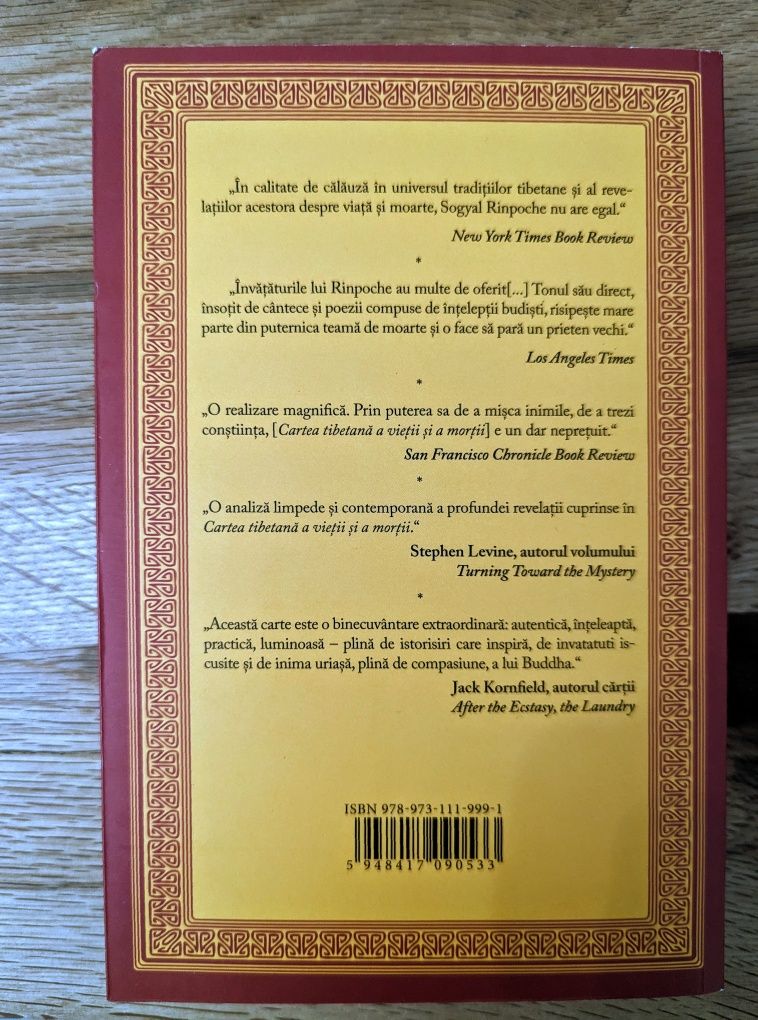 Cartea tibetană a vieții si a morții - Sogyal Rinpoche