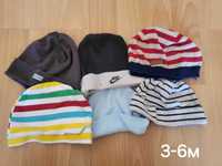 6 шапки за бебе  - 10лв