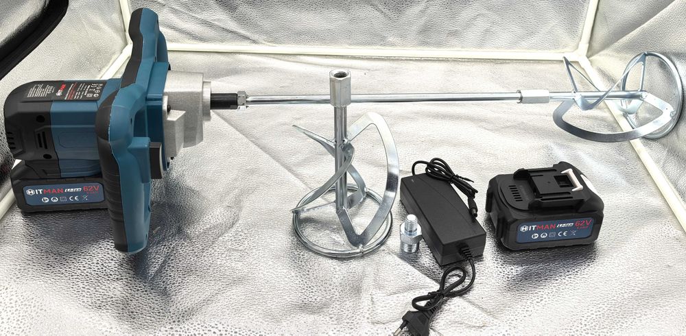 Mixer vopsele & mortar 2x62V – Mobilitate totala