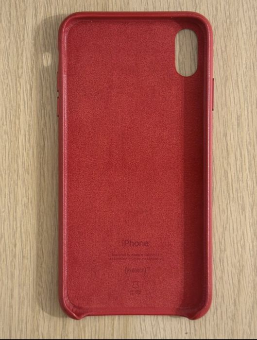 Husă originală Apple product RED iPhone XS Max.