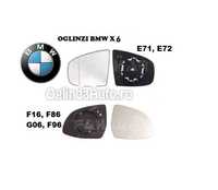 Oglinda BMW X6 E71 E72 F16 F86 G06 geam sticla oglinzi stanga dreapta