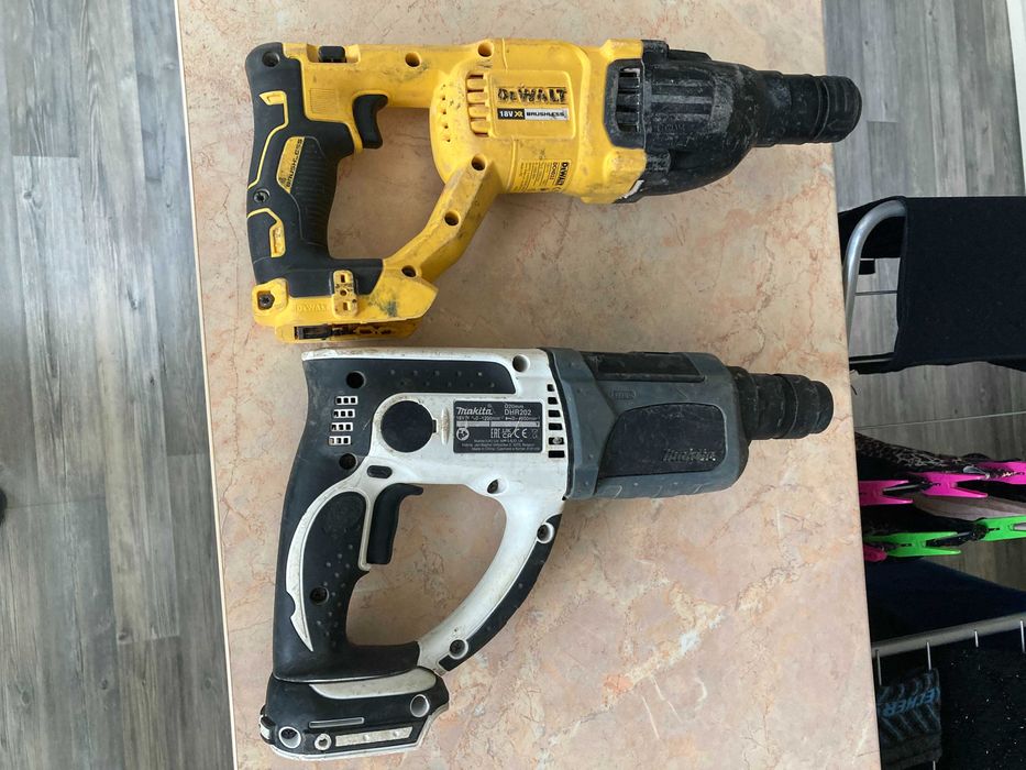 Акумулаторни перфоратори DeWalt и  Makita 18v