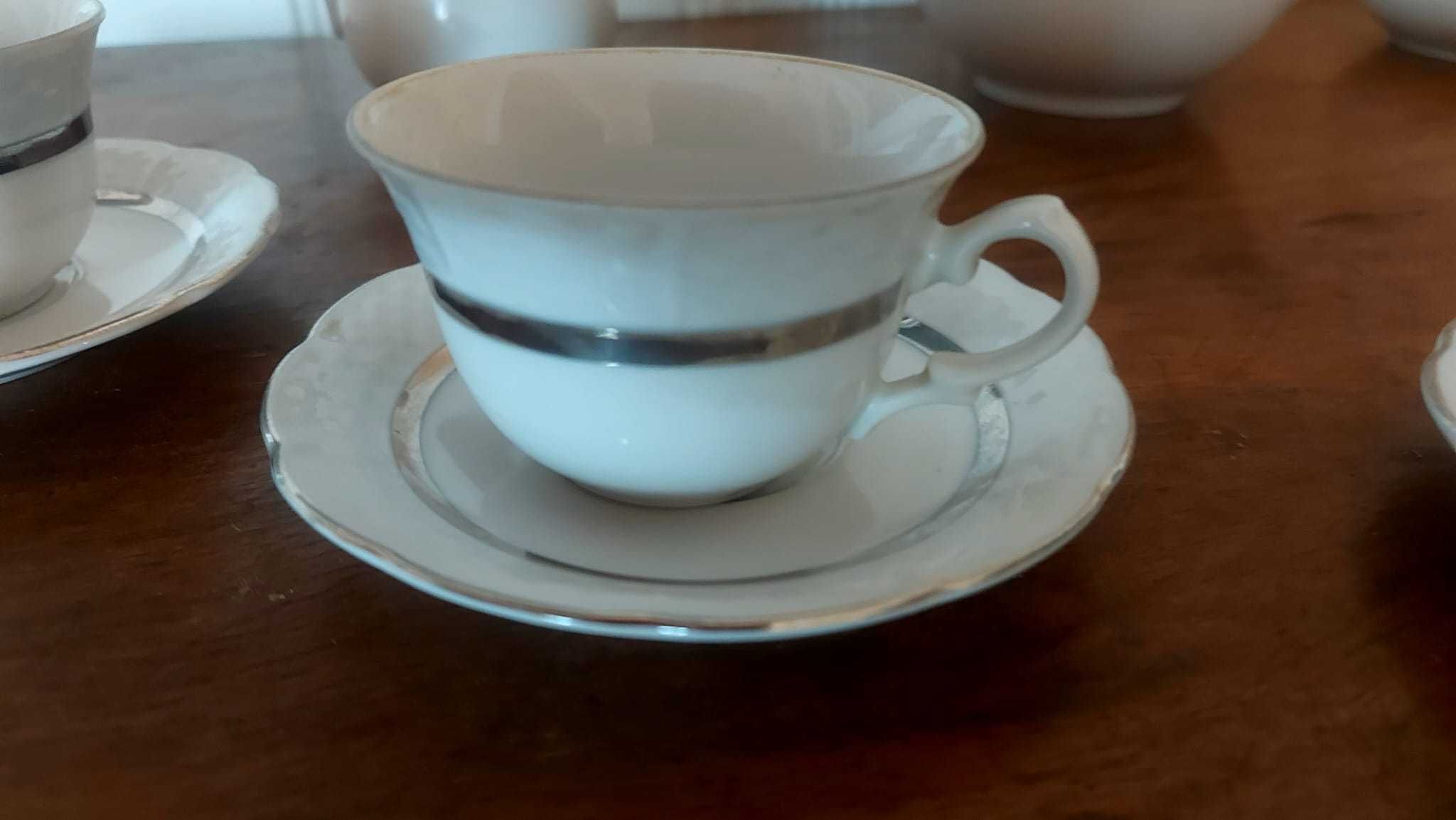 Set de cafea/ceai vintage rar de porțelan TK Thun Cehoslovacia.