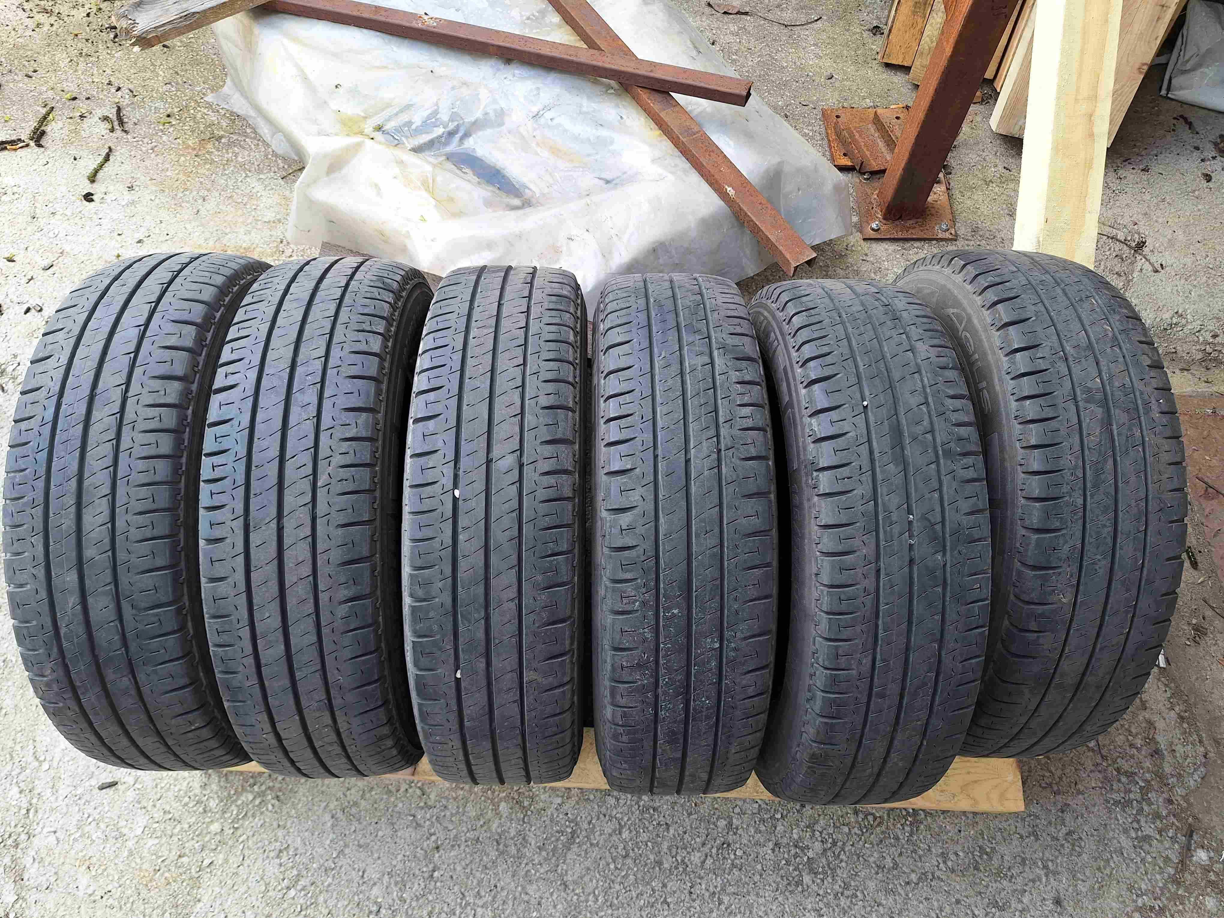 6бр. запазени летни гуми Michelin Agilis 195/75 R16С
