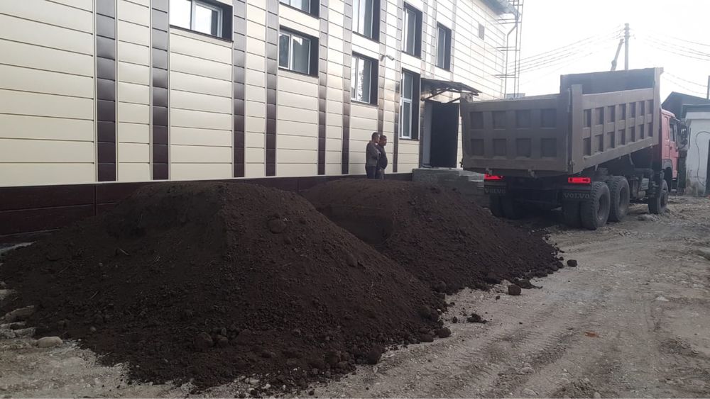 Чернозем грунт балласт обратная засыпка
