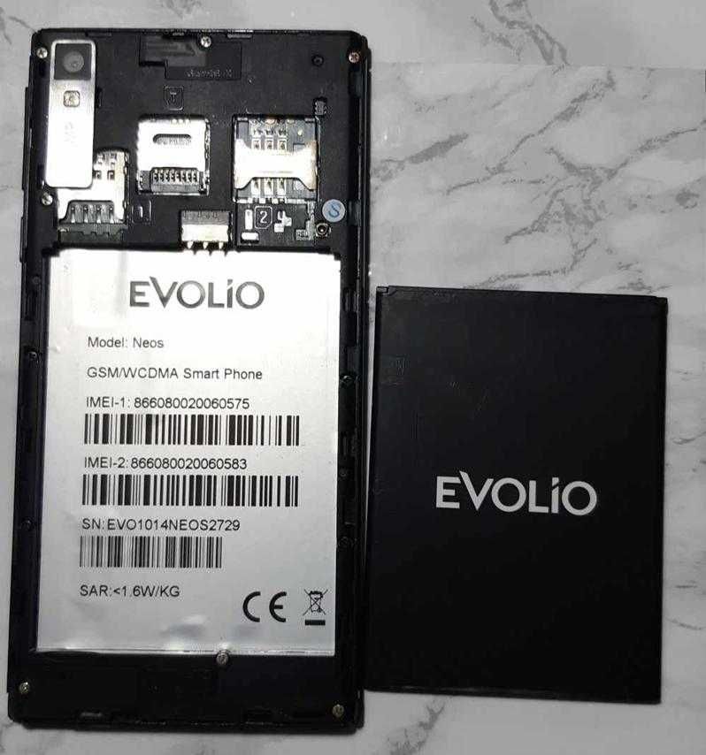 Telefon mobil Evolio Neos, Dual SIM, 8 GB, Black, funcțional