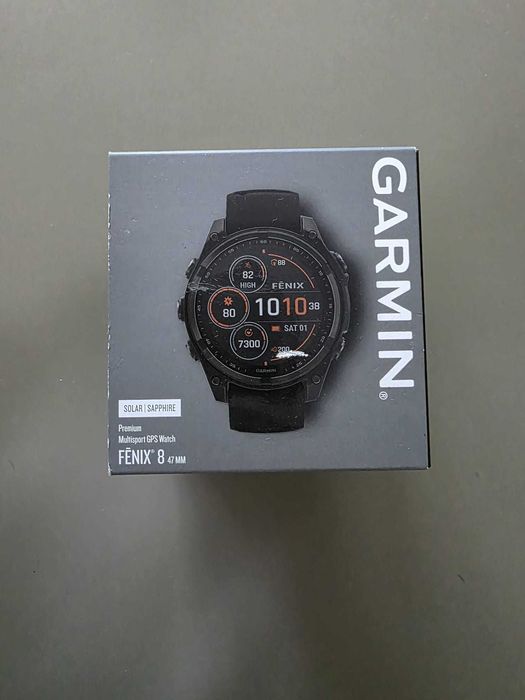 Vand Ceas Garmin Fenix 8 Solar Sapphire - 47 mm