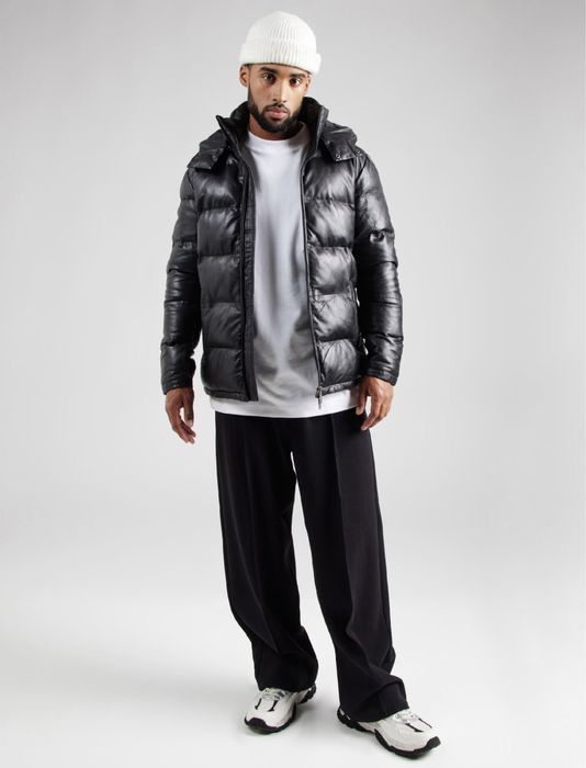 Freaky Nation Leather Winter Jacket мъжко зимно яке/естествена кожа L