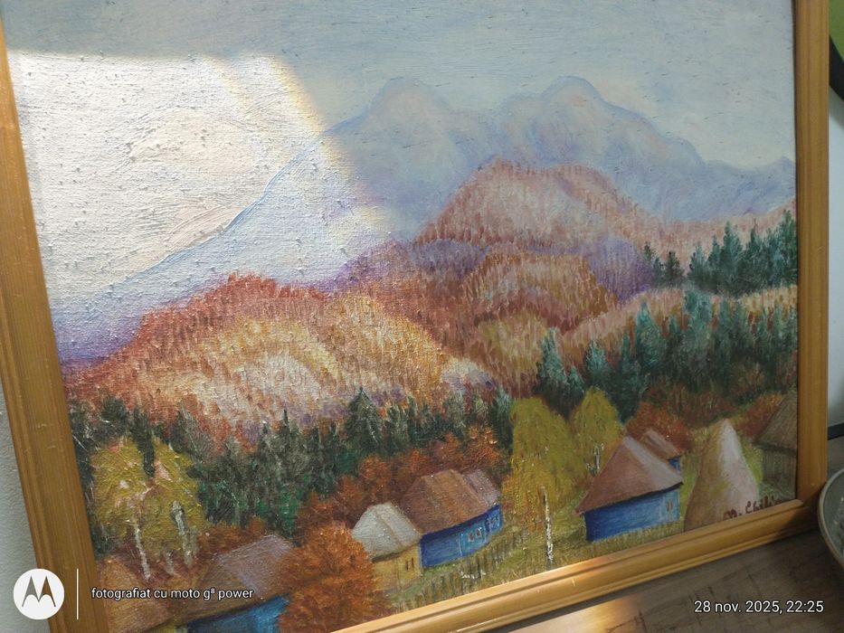Pictura in ulei,tablou original semnat Maria Chilian