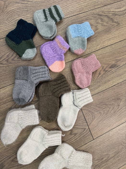 Вызаные теплые носочки от 1000