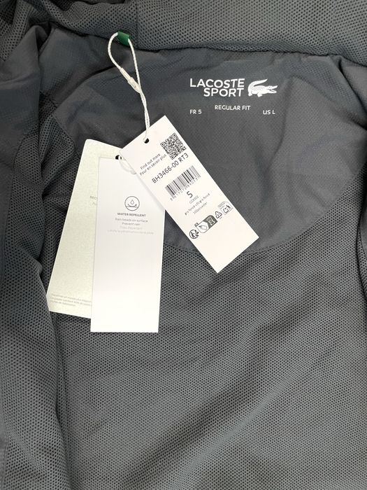 Geaca Sport de vara Lacoste BH3466-00, Nr. 5 (M) Dark Grey, Originala