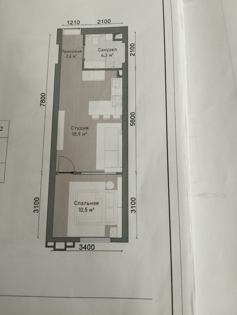 Karobka Qora qamish 1/4 Novastroyka sotiladi 37.2 kw