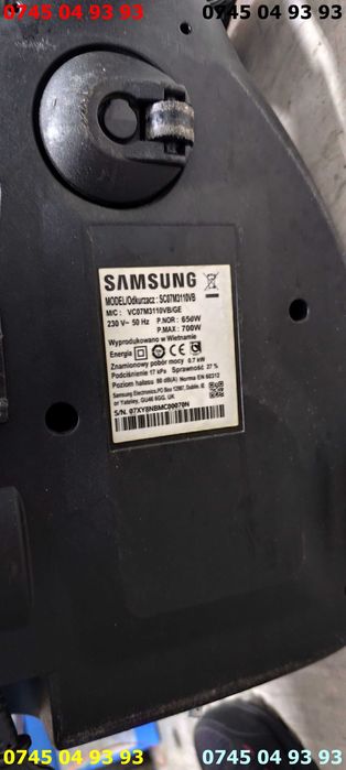 aspirator samsung SC07M3110VB 2 filtre fara teava se vinde ca in poze