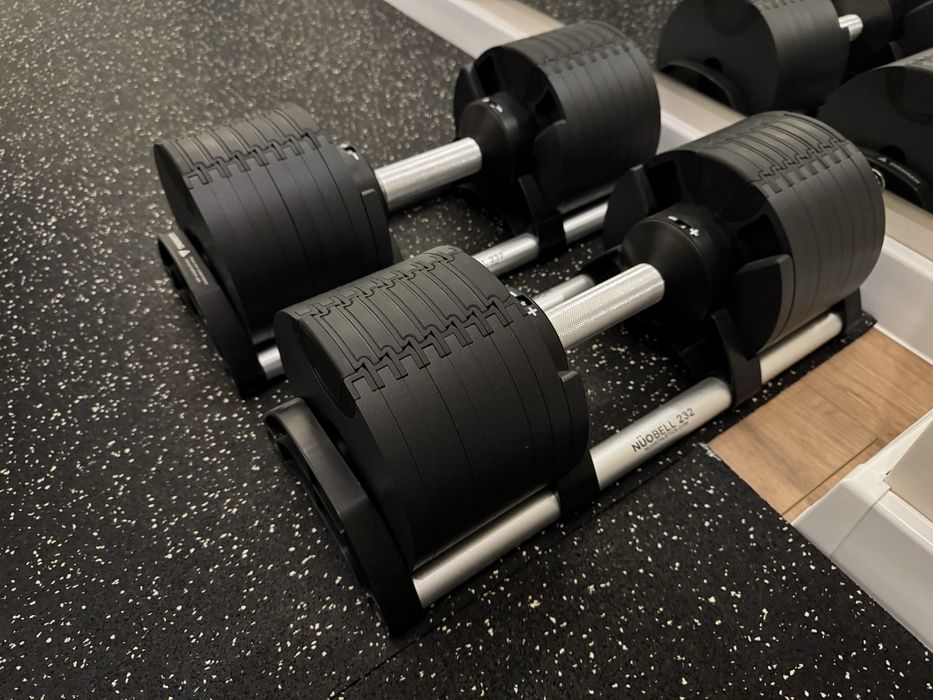 Оригинални дъмбели Nuobell 36kg Silver