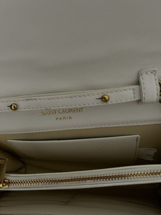 Чанта бяла на ysl