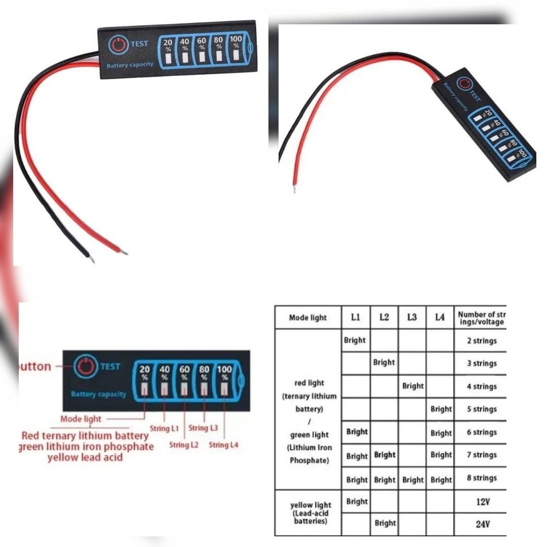 Afisaj Stare Acumulator Modul Stare Baterie Indicator Stare Incarcare