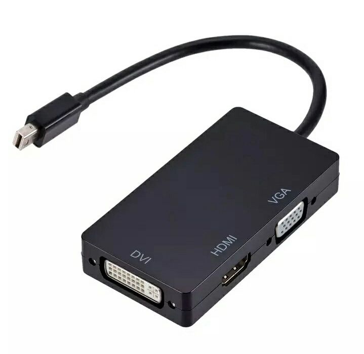 Адаптер mini Display Port на HDMI/VGA/DVI, переходник