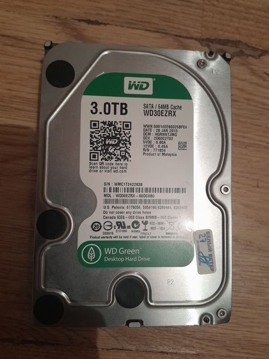 Жёсткий диск 3тб  рабочим состоянии