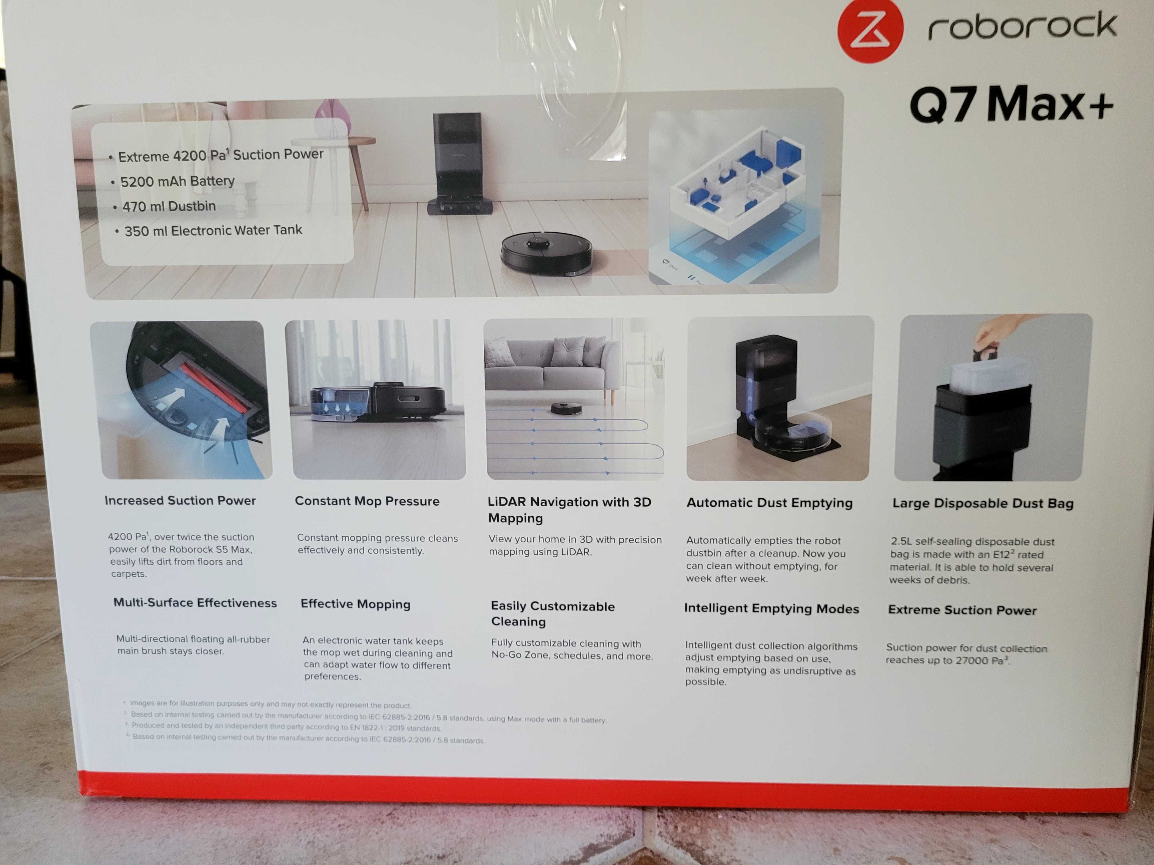 Resigilat Roborck Q7 Max+ statie de golire
