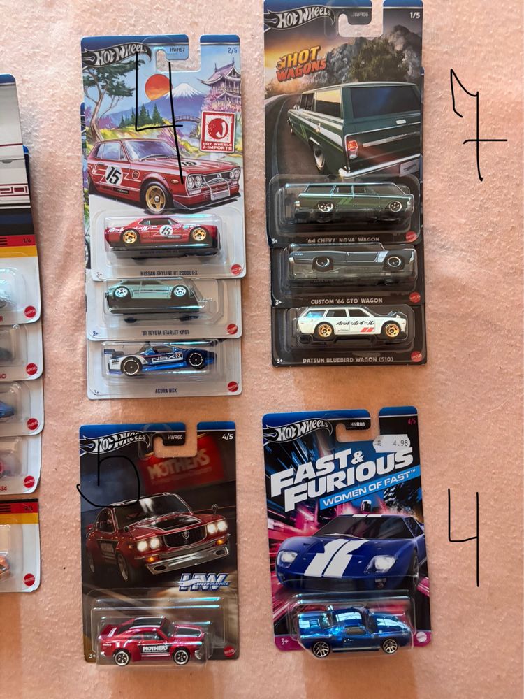 Колички Hot Wheels