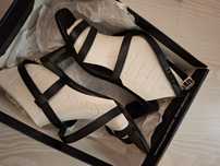 sandale cu toc tommy hilfiger nr 39