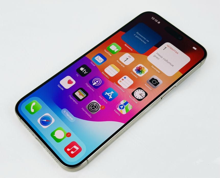 Apple iPhone 15 Pro Max 256GB Natural 90% Батерия! Гаранция!