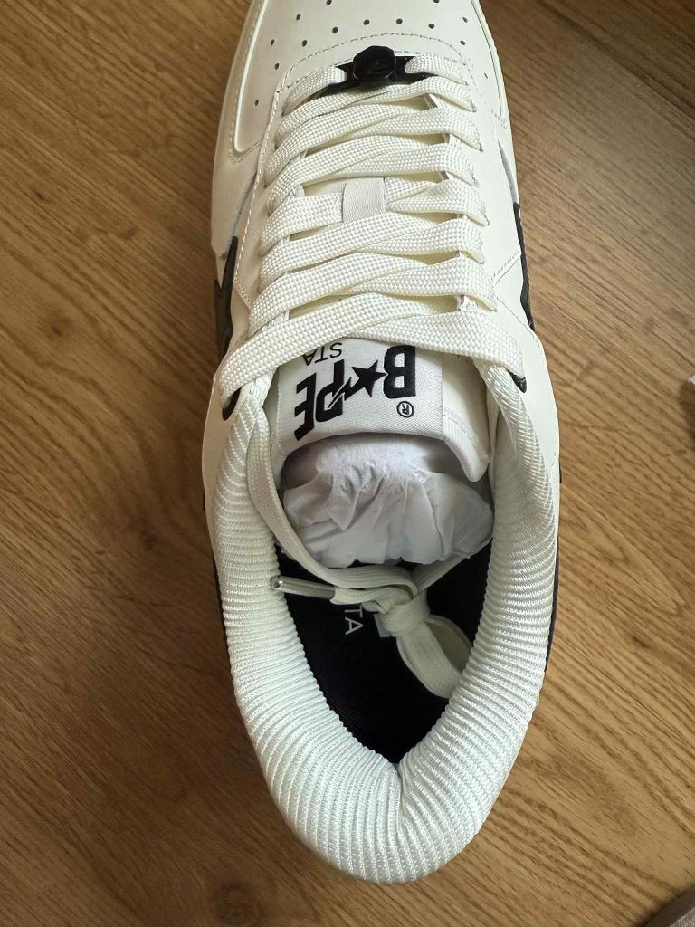 Bape Sta Icon #1 White Black Croc EU44 чисто нови