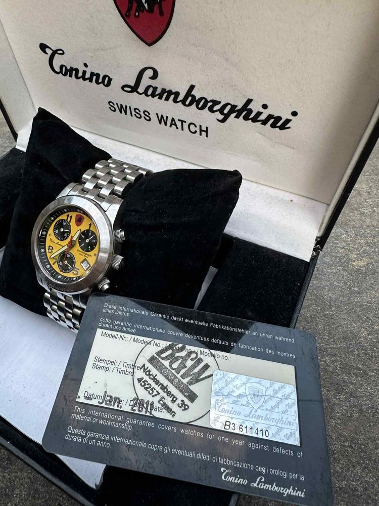 Луксозен часовник Tonino Lamborghini Оригинален Перфектно състояние