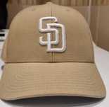 Кепка на липучке San Diego Padres бежевая ко