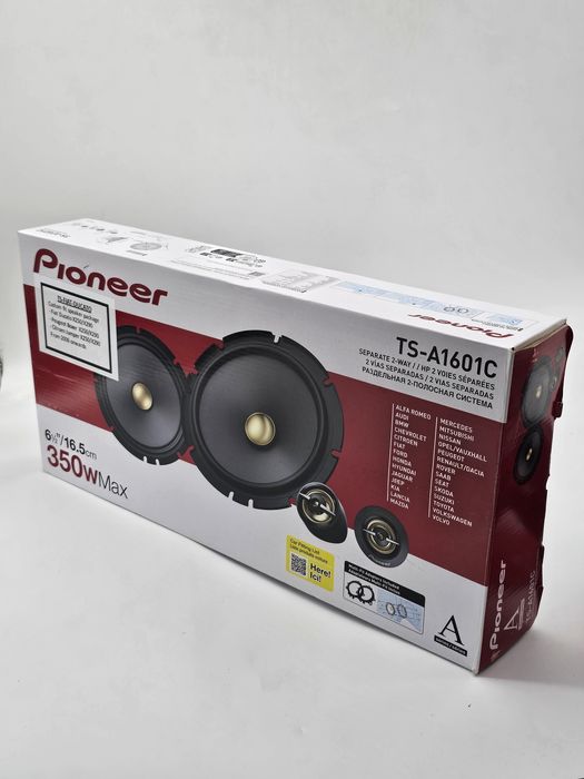 Set boxe componente Pioneer TS-A1601C de 16,5 cm, cu 2 căi, cu 2 difuz