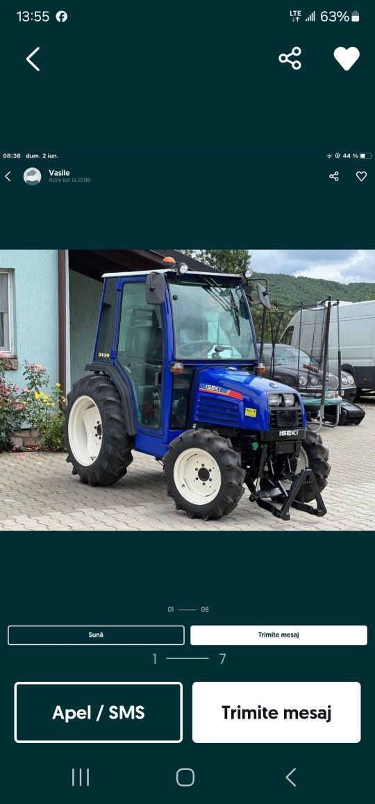 Vând tractor japonez