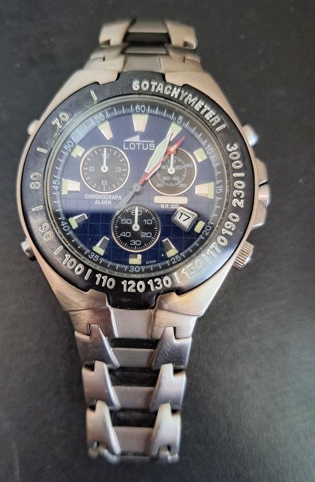 Ceas Lotus chronograph all titanium,  alarm