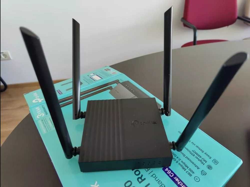 Рутер TP-LINK ARCHER C64 5Ghz AC1200 EasyMESH Gigabit