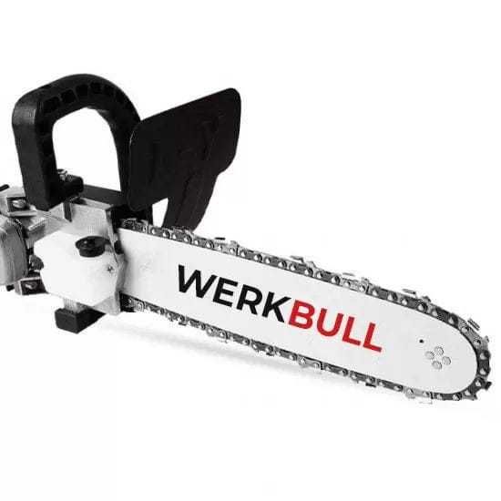 Акумулаторен ъглошлайф WerkBull 36V 8,0 Ah + приставка за рязане 30см